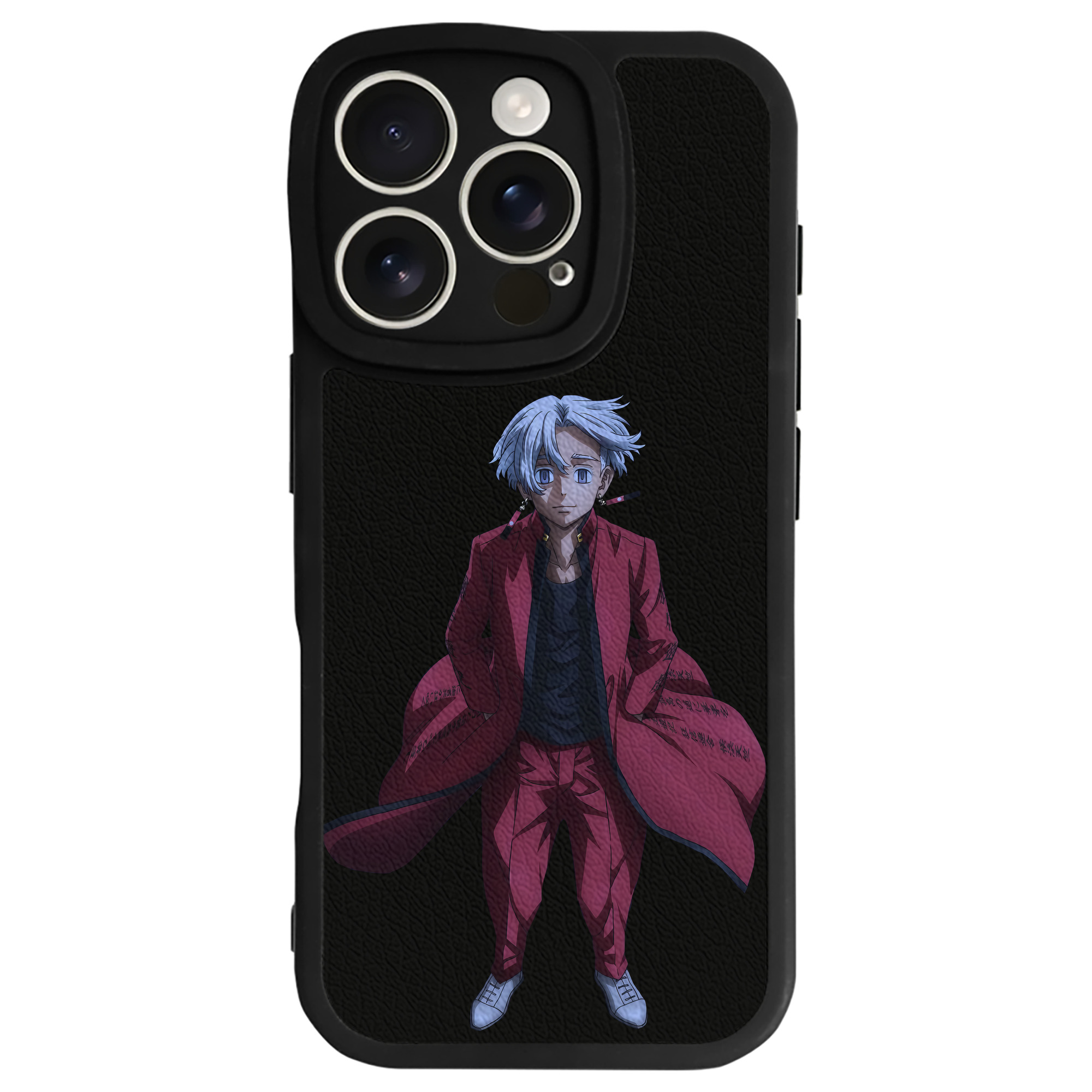 （画像用） 東京リベンジャーズ Tokyo Revengers 【iPhone 16シリーズ対応】シリコンスマホケース（レザー調） 材質：シリコン